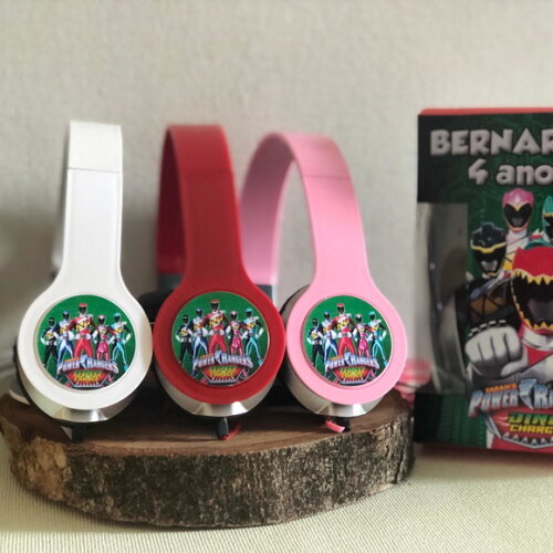 Kit 20 Unidades Power Rangers Dino Fone Personalizado