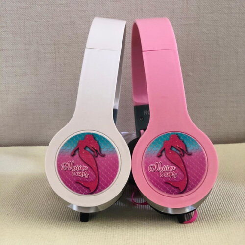 Kit 20 Unidades Sereia Fones Personalizados