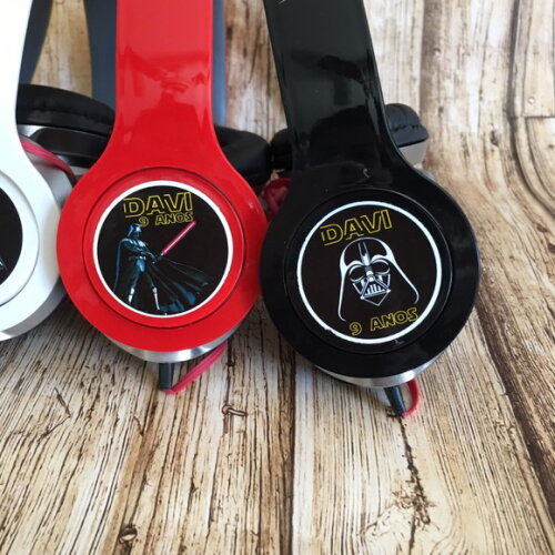 Kit 20 Unidades Star Wars Fone de Ouvido