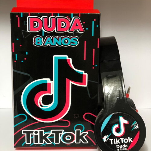 Kit 20 Unidades Tiktok Fone Personalizado