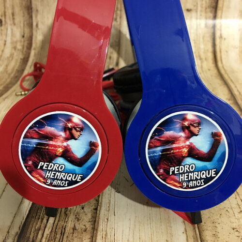 Kit 20 Unidades The Flash - Fone Personalizado