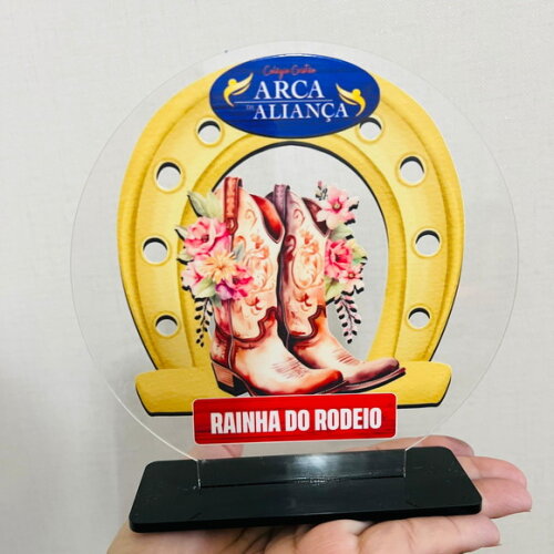 Kit 20 Unidades Troféu em Acrílico Personalizado