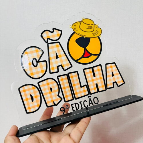 Kit 20 Unidades Troféu em Acrílico Personalizado