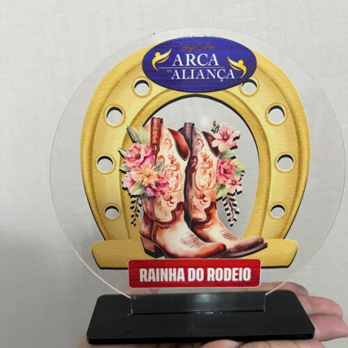 Kit 20 Unidades Troféu em Acrílico Personalizado