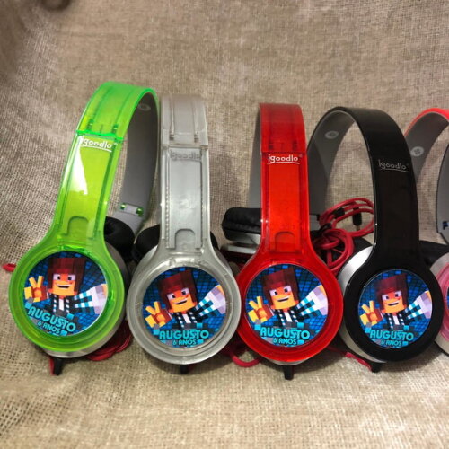 Kit 20uni Fones com Caixinha Personalizados Authentic Games