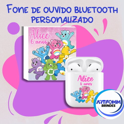 Kit com 20 Unidades de Fone Bluetooth Ursinhos Carinhosos