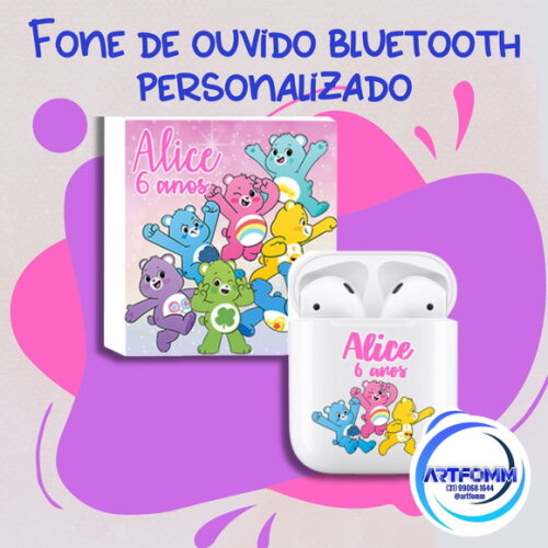 Kit com 20 Unidades de Fone Bluetooth Ursinhos Carinhosos