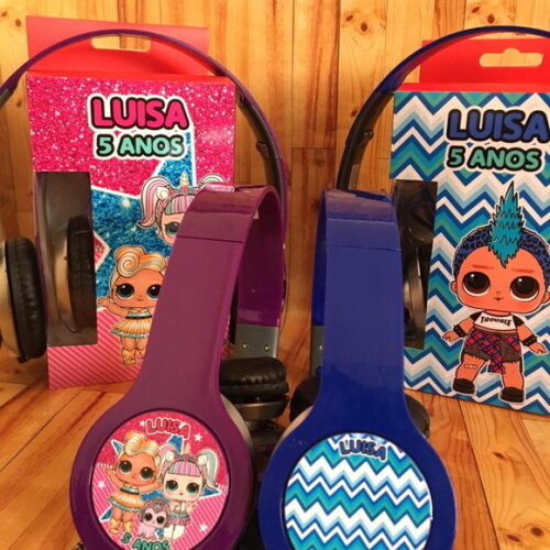 Kit com 20 Unidades Fones Personalizados
