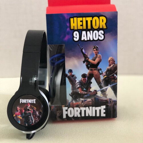 Kit com 20 Unidades Fortinite Fones Personalizados