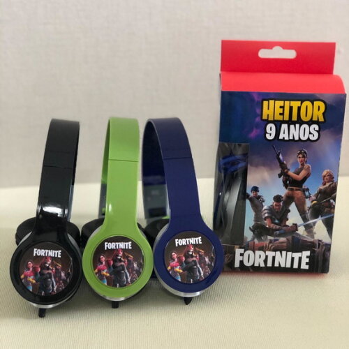 Kit com 20 Unidades Fortinite Fones Personalizados