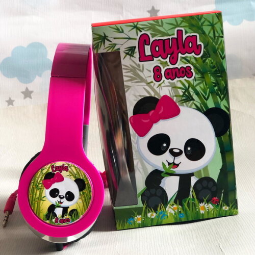 Kit com 20 Unidades Panda Fone Personalizado