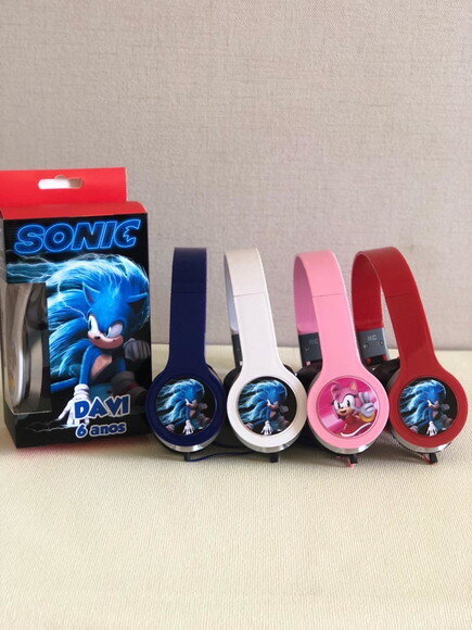 Kit com 20 Unidades Sonic Fones Personalizados