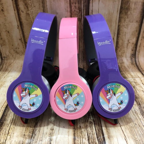 Kit com 20 Unidades Unicórnio - Fone de Ouvido Personalizado