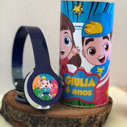 Luccas Neto Fones na Lata Personalizado