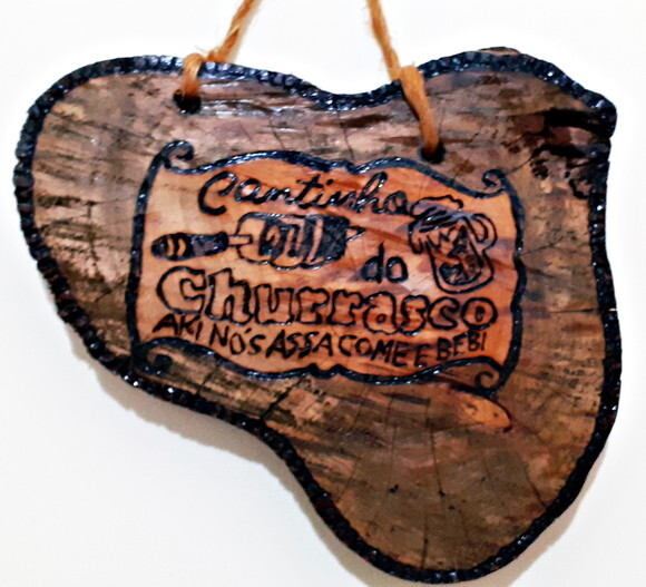 Placa Cantinho do Churrasco