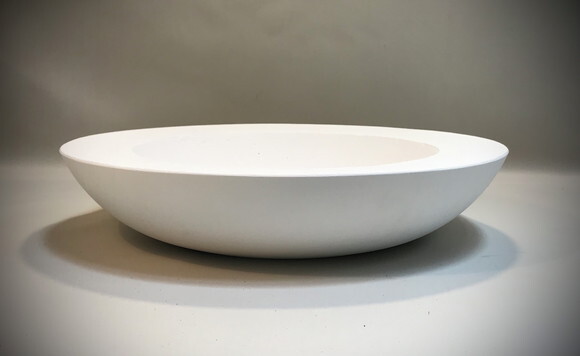Arranjo de Natal-prateado/bowl Cimento Branco-consulte
