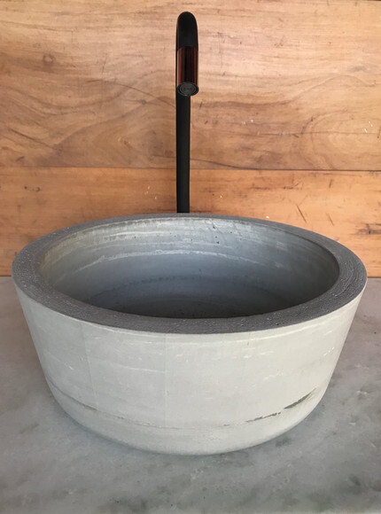 Cuba de Concreto Ø 35cm -sob Encomenda