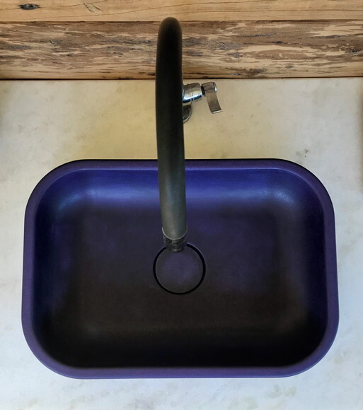 Cuba Ret.de Concreto Roxa C/válvula Oculta 41x30+dispenser