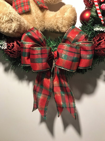 Guirlanda de Natal com Cachorro Grande - Pronta Entrega