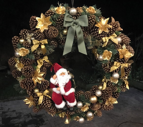 Guirlanda Natalina -pinhas/papai Noel - Consulte