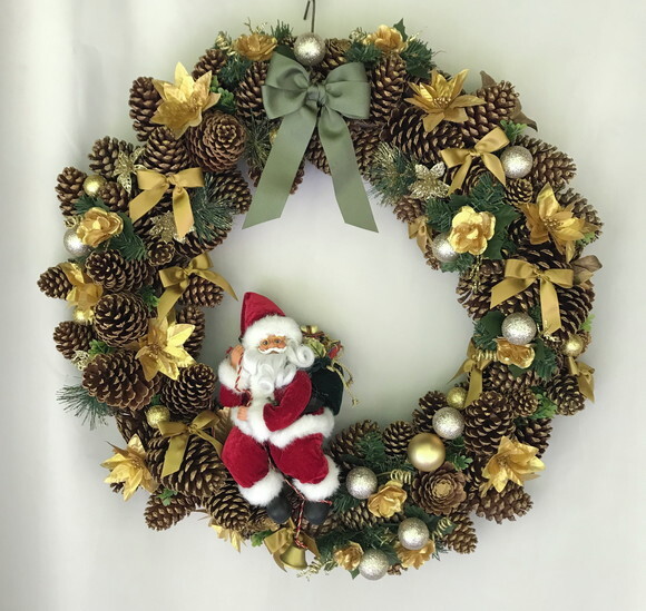 Guirlanda Natalina -pinhas/papai Noel - Consulte