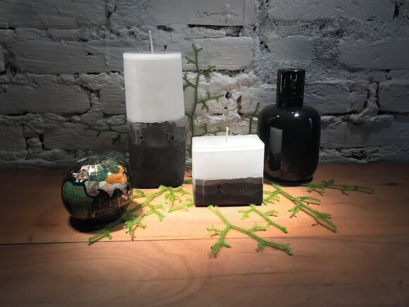 KIT 2 VELAS -COPO DE LEITE NEGRA - BLACK STAR