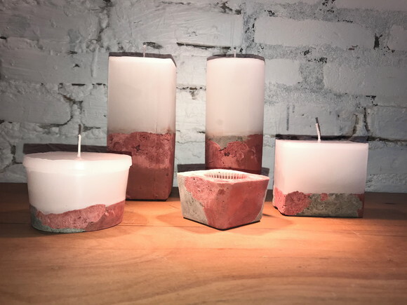 KIT 2 VELAS- PALMA - DE - SANTA - RITA