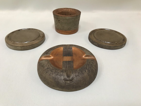 Kit Cinzeiro / Porta Vela ou Copo / Cachepô
