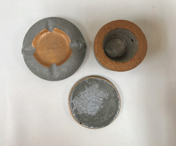 Kit Cinzeiro / Porta Vela ou Copo / Cachepô