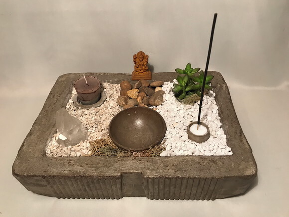 KIT JARDIM ZEN RETANGULAR- PEÇA ÚNICA