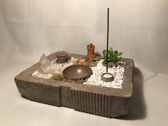 KIT JARDIM ZEN RETANGULAR- PEÇA ÚNICA