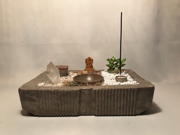 KIT JARDIM ZEN RETANGULAR- PEÇA ÚNICA