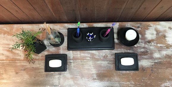 Kit Personalizado Black (10 Peças) Banheiro - Sob Encomenda