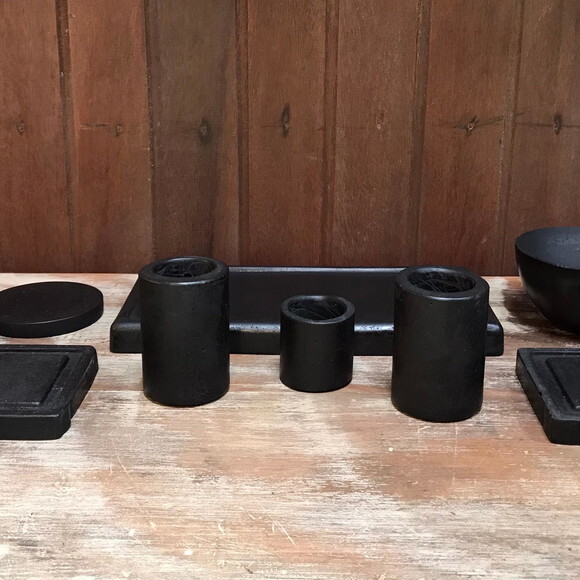 KIT PERSONALIZADO BLACK (9 PEÇAS) BANHEIRO - SOB ENCOMENDA