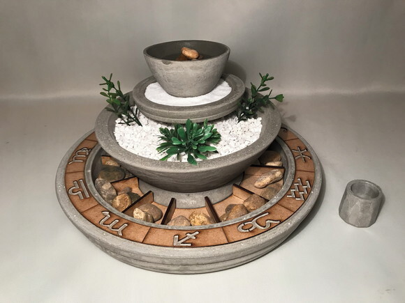 KIT PERSONALIZADO JARDIM ZEN C/MAPA ASTRAL - SOB ENCOMENDA