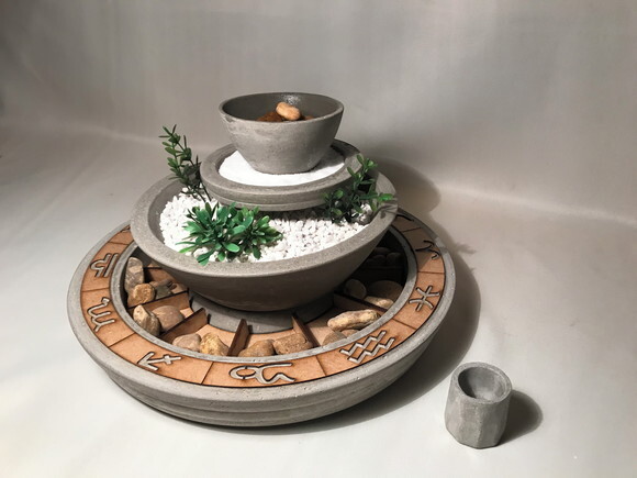 KIT PERSONALIZADO JARDIM ZEN C/MAPA ASTRAL - SOB ENCOMENDA