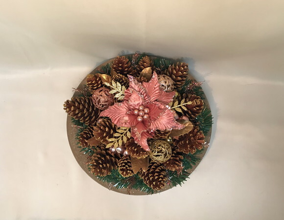 Natal - Arranjo Rose Gold Luxo- Consulte