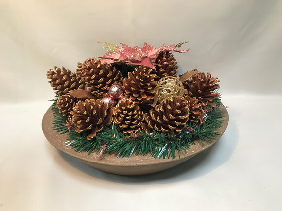 Natal - Arranjo Rose Gold Luxo- Consulte