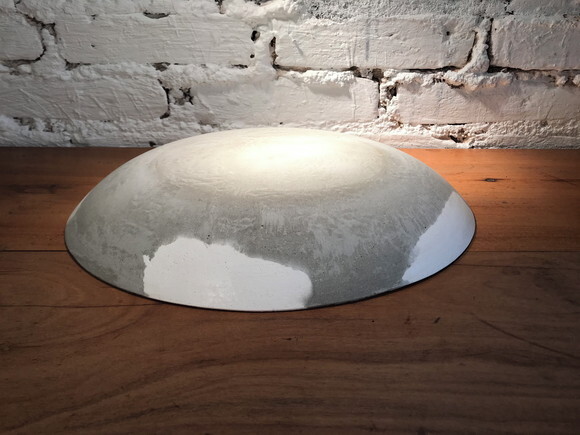 Peça Decorativa Oval Marmorizada -terrário/fruteira