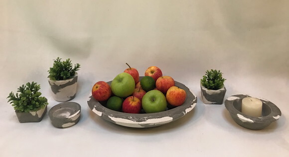 Terrário/centro de Mesa/fruteira/peça Decorativa Oval