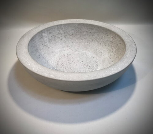 Arranjo de Natal -pinhas Douradas/bowl de Cimento-consulte