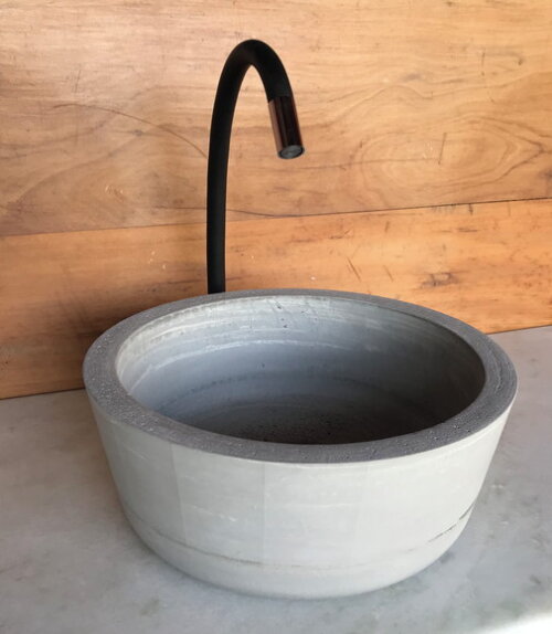 Cuba de Concreto Ø 35cm -sob Encomenda