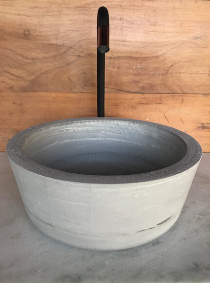 Cuba de Concreto Ø 35cm -sob Encomenda
