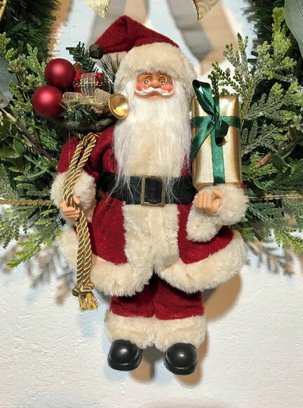 Guirlanda Natalina com Papai Noel Grande Ø63cm