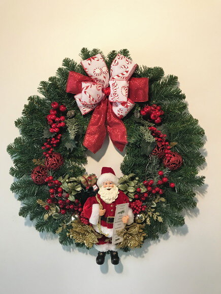 GUIRLANDA NATALINA SOB ENCOMENDA COM PAPAI NOEL-EMILENE