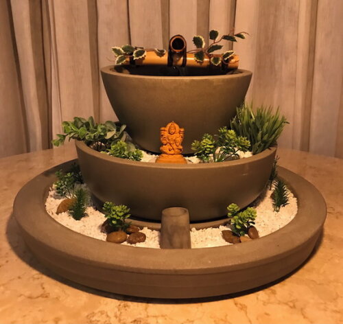 Jardim Zen com Fonte (7 Peças) - Sob Encomenda