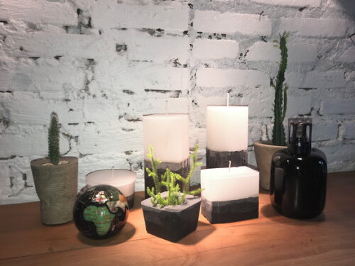 KIT 2 VELAS -COPO DE LEITE NEGRA - BLACK STAR
