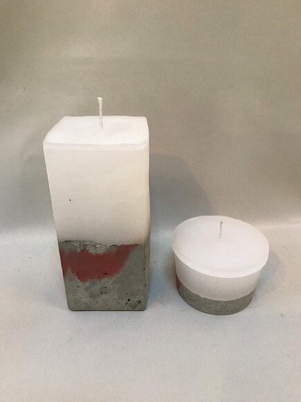 KIT 2 VELAS- PALMA - DE - SANTA - RITA