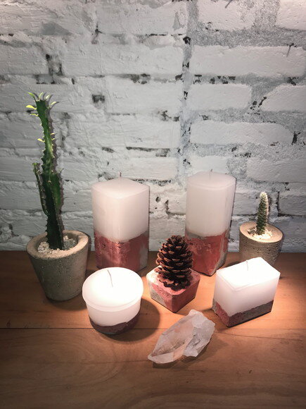 KIT 2 VELAS- PALMA - DE - SANTA - RITA