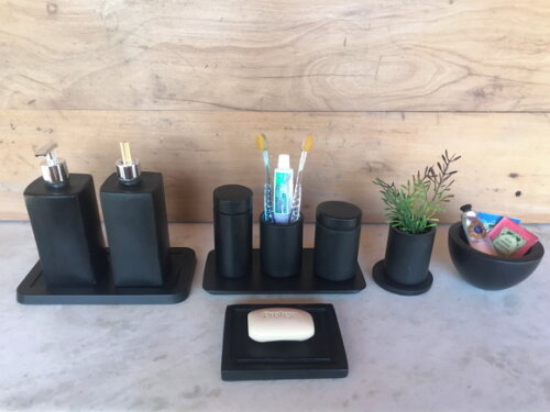 Kit Personalizado Black (11 Peças) Banheiro - Adriana